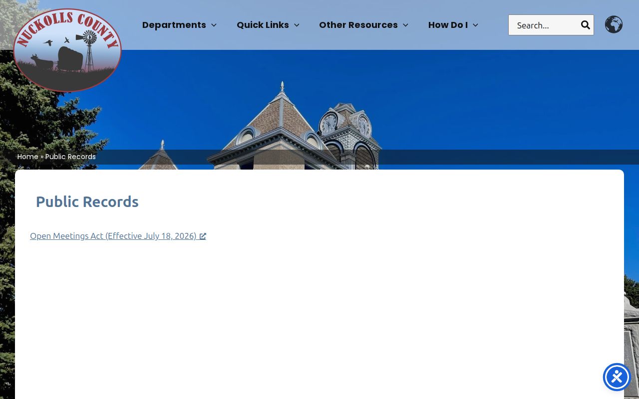 Nuckolls County court docket public records source